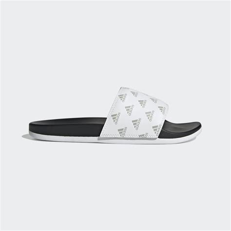 adidas slides weiß|adilette slides.